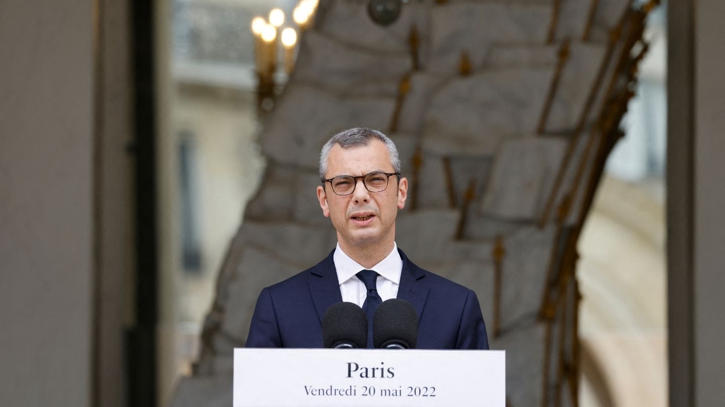 Alexis Kohler sur le perron de l'Élysée ce vendredi 20 mai 2022.