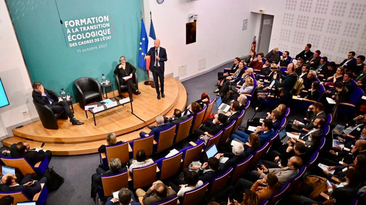 Présentation de la formation à la transition écologique des cadres de l'État le 11/10/2022