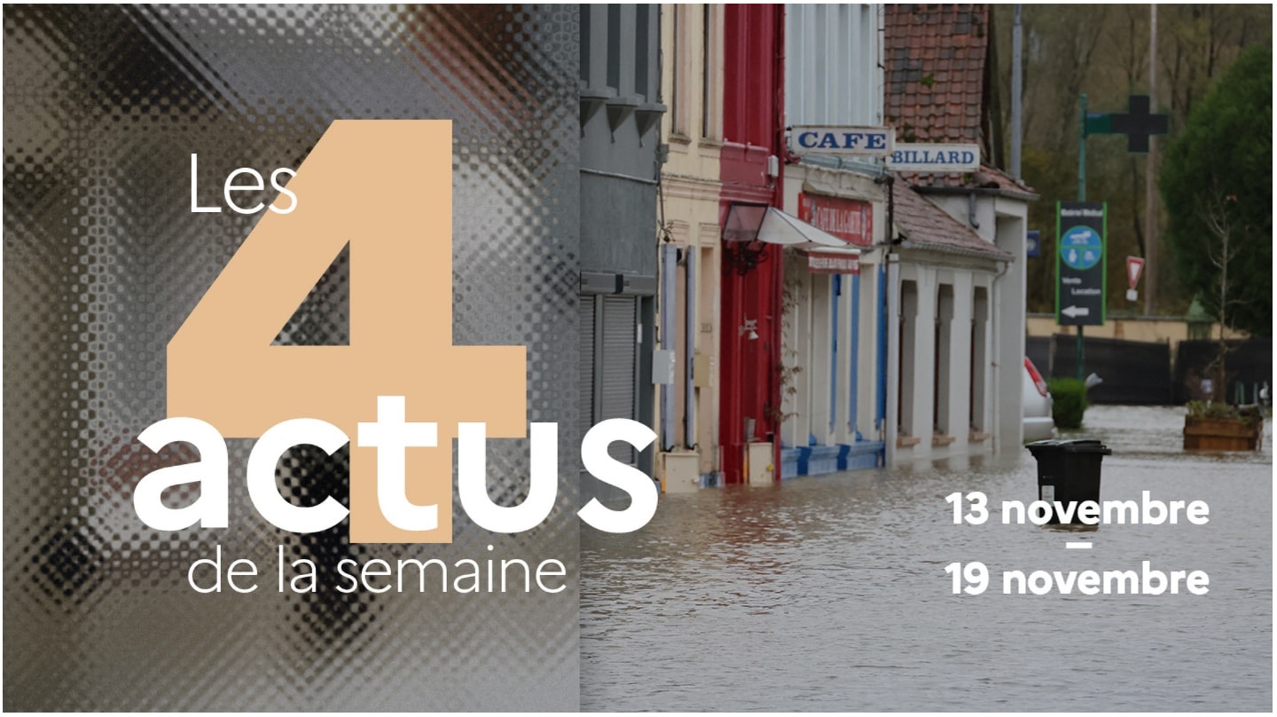 Vignette des 4 actus de la semaine du 13 au 19 novembre 2023
