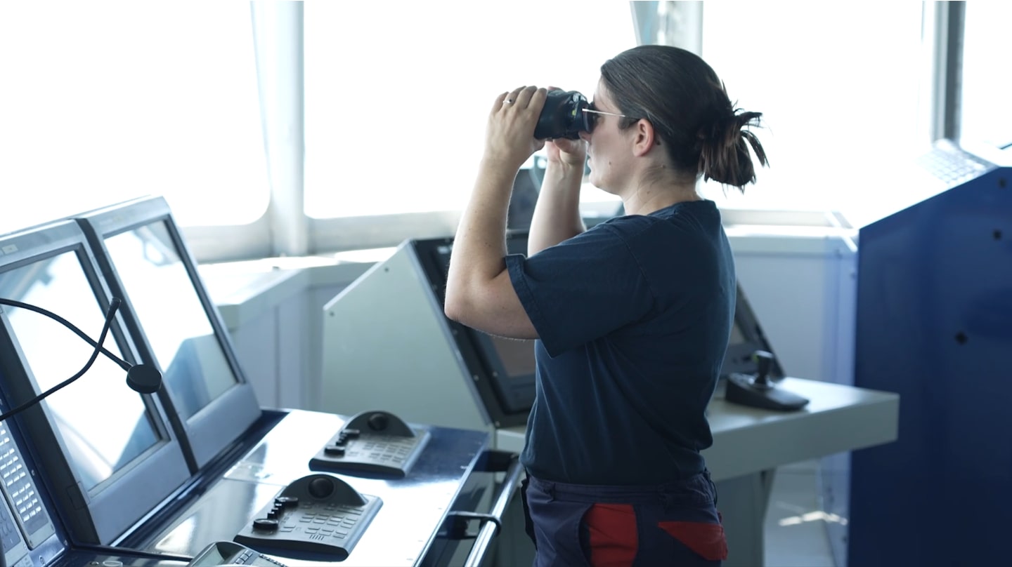Céline, capitaine de bateau