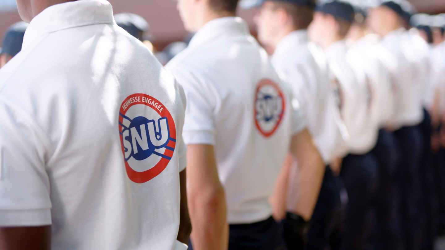 Des jeunes du Service national universel
