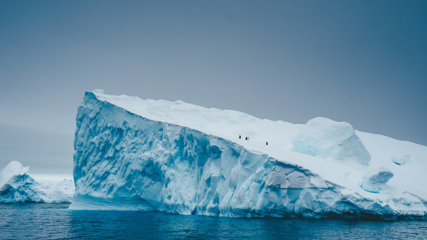 Un iceberg dans l'Antarctique.