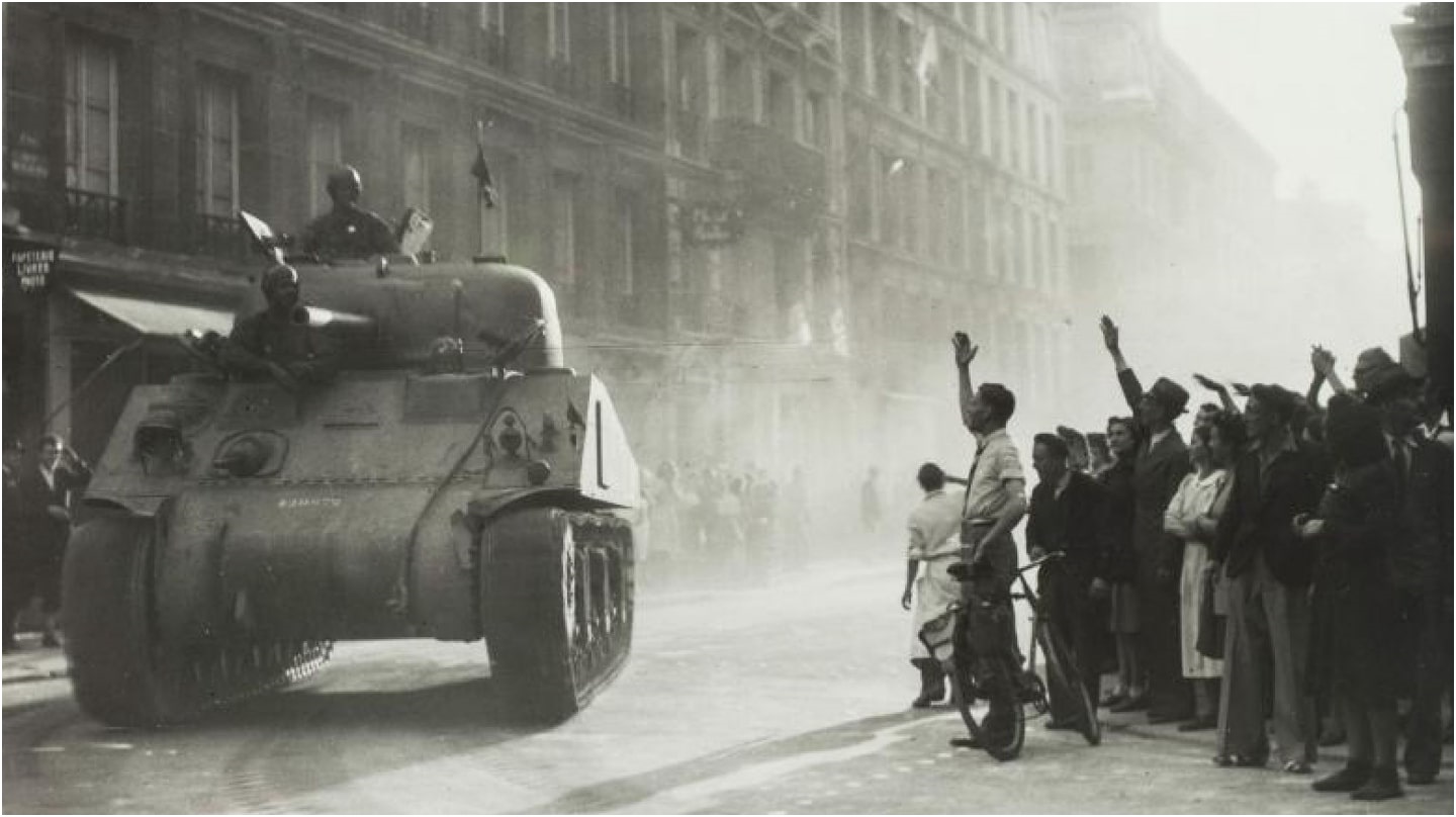 La Libération de la France en 1945.