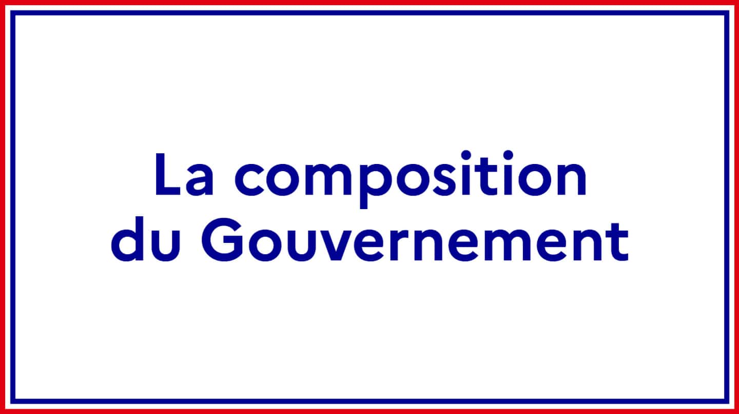 Composition du Gouvernement