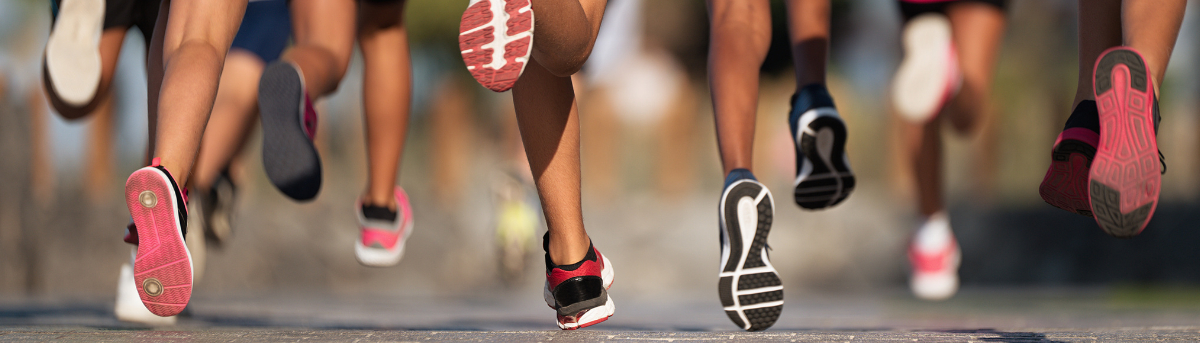 Des chaussures de coureurs