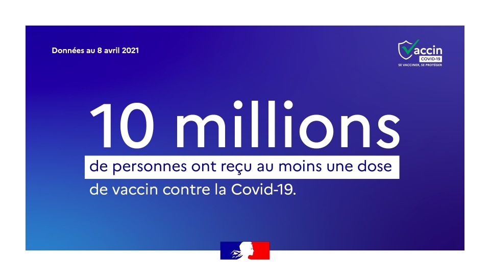 Message sur les 10 millions de vaccinations