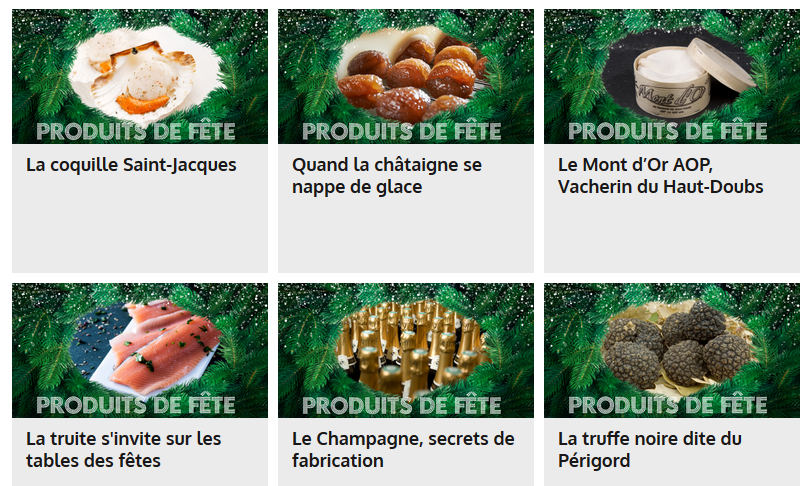 Produits de fête