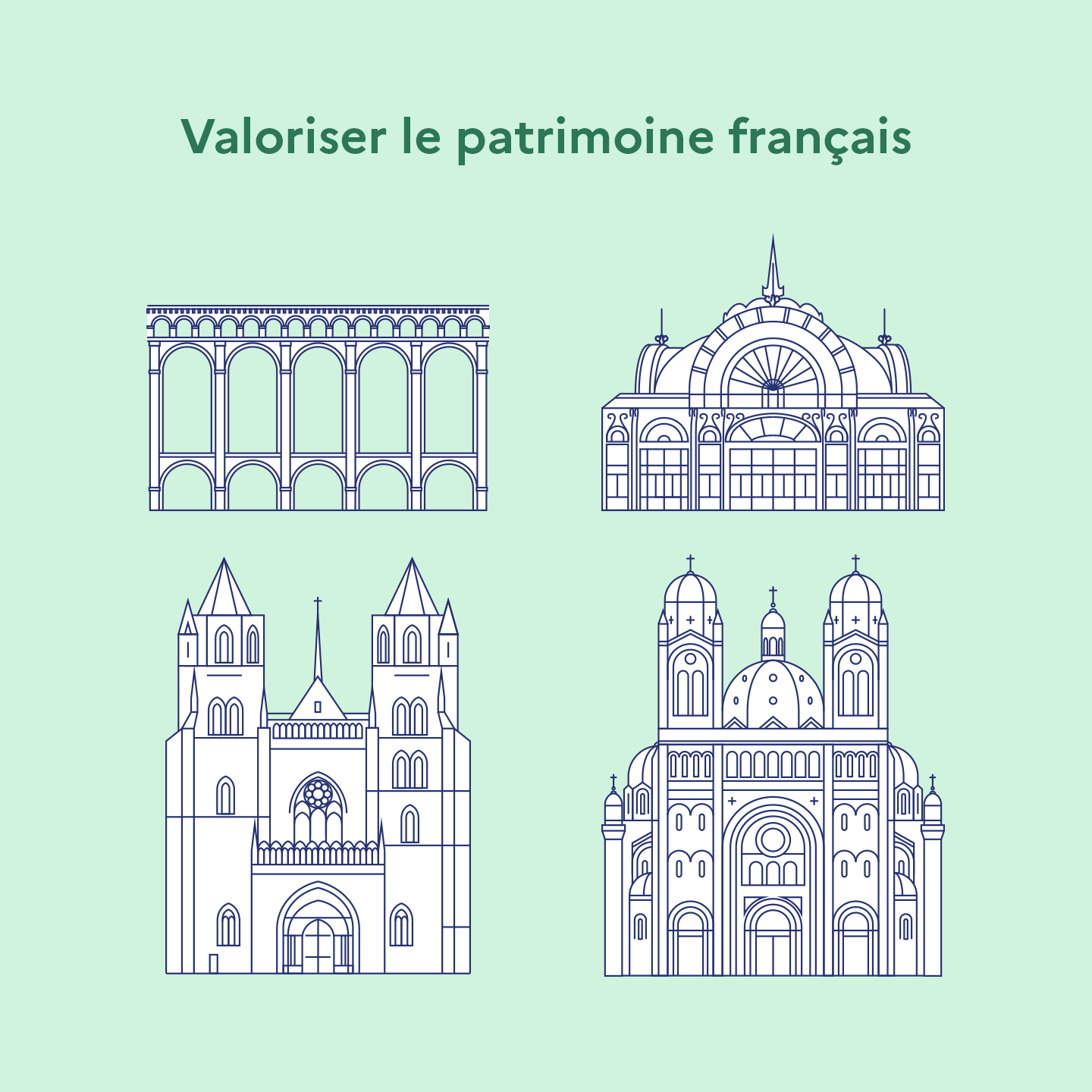 France relance soutient la restauration de monuments historiques et nationaux.
