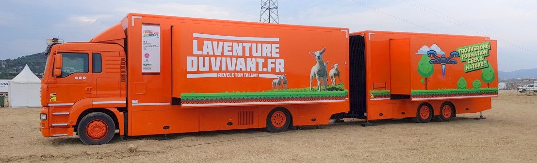Le camion des métiers du vivant