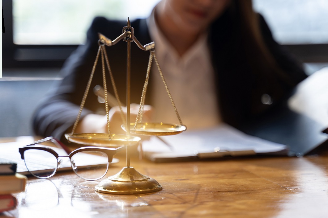 Une balance de justice