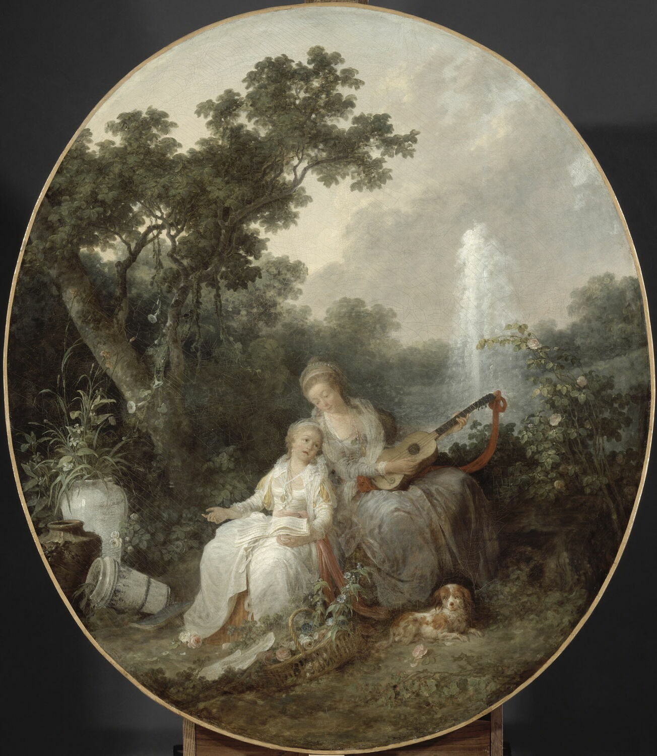Jean-Baptiste
Hilair, La musique, 1781, Huile sur
toile, Musée du Louvre.