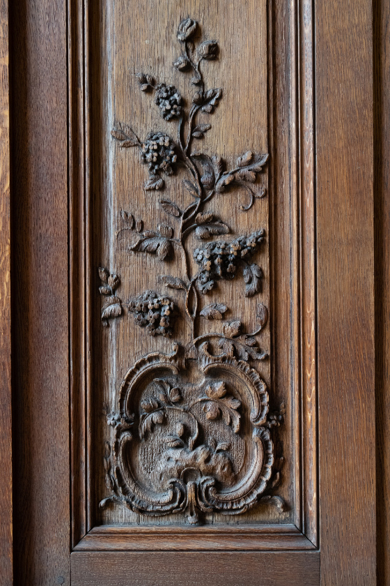 Détail des boiseries
