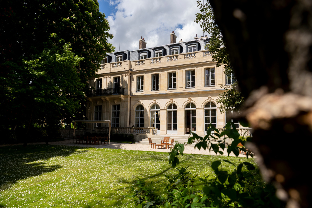Vue générale de la façade sur jardin