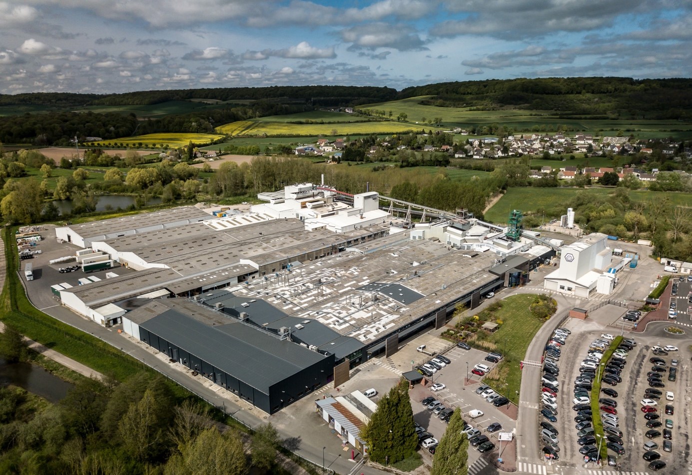 Usine de Pochet du Courval à Guimerville (76)