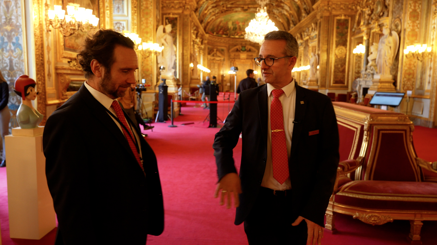 Frédéric et Stéphane, agents à la direction de la communication