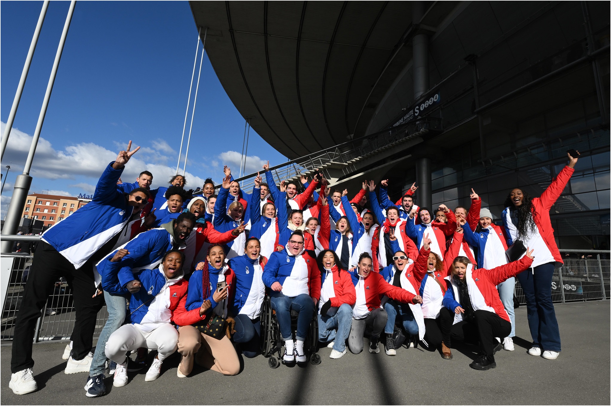 L'équipe de France unifiée au weekend bleu