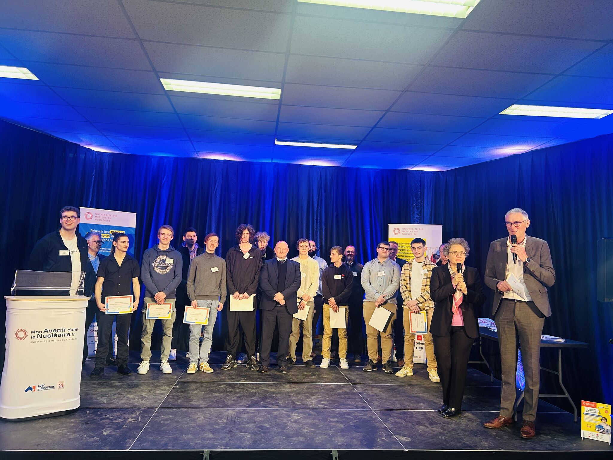 Cérémonie de remise de bourses d’études nucléaires à Armentières
