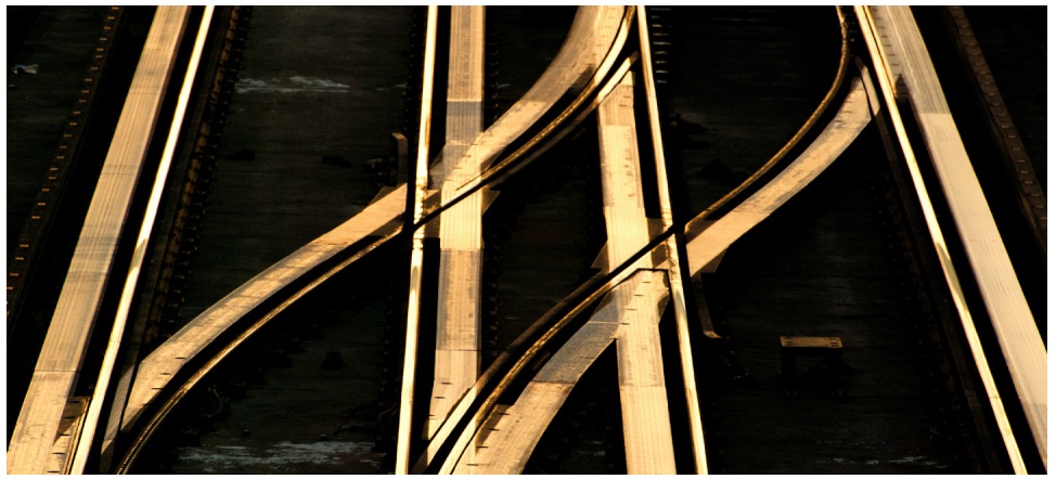 Des rails de train