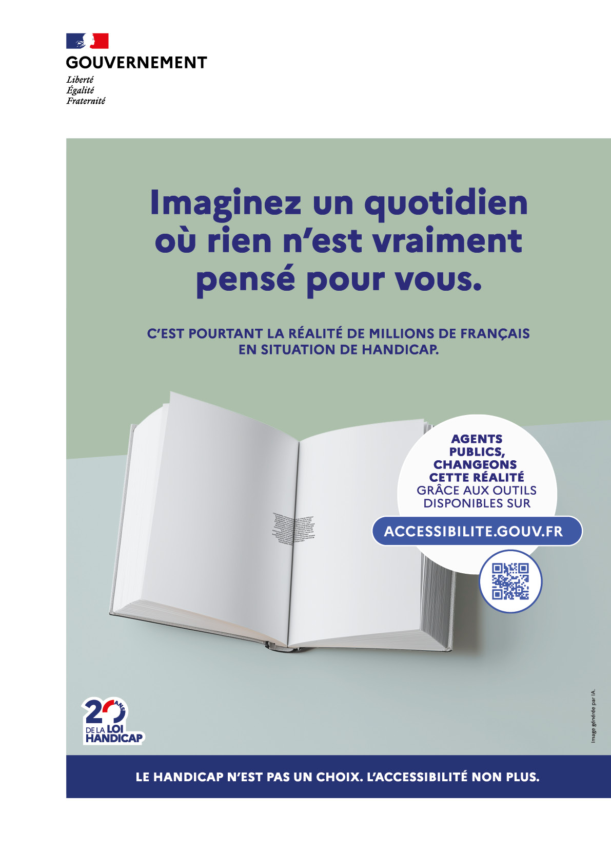 Un livre de pages blanches