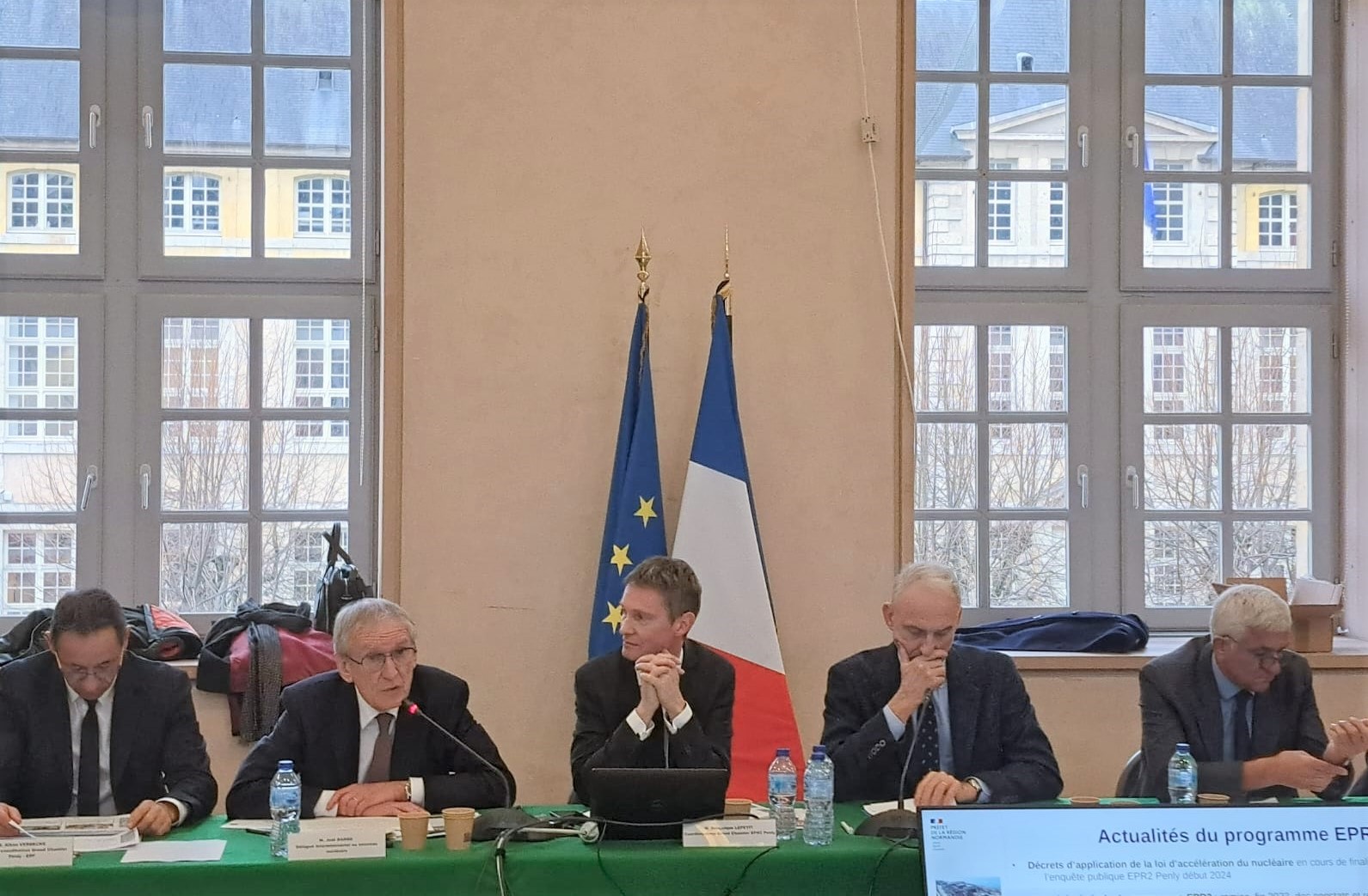 Instance de concertation et de suivi du projet de construction d'une paire de réacteurs EPR2 à Penly, janvier 2024