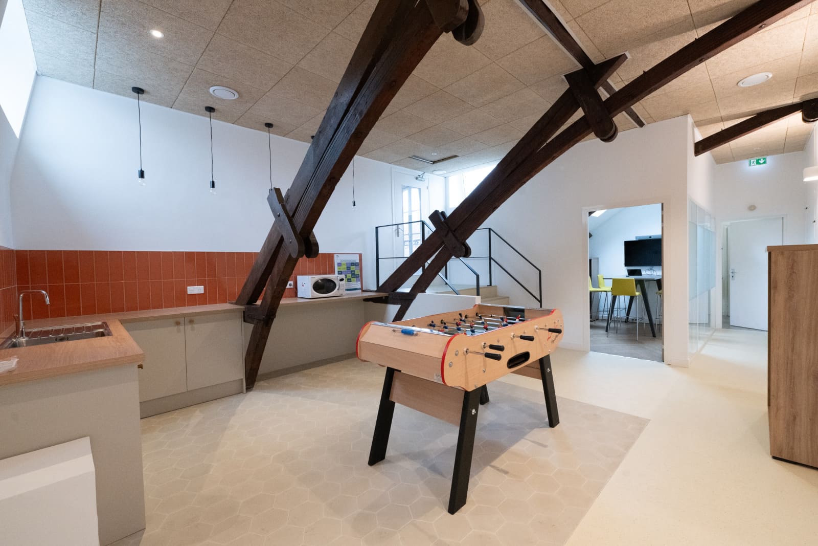 « Le lab » espace de travail rénové et réaménagé en 2025 – source : DSAF