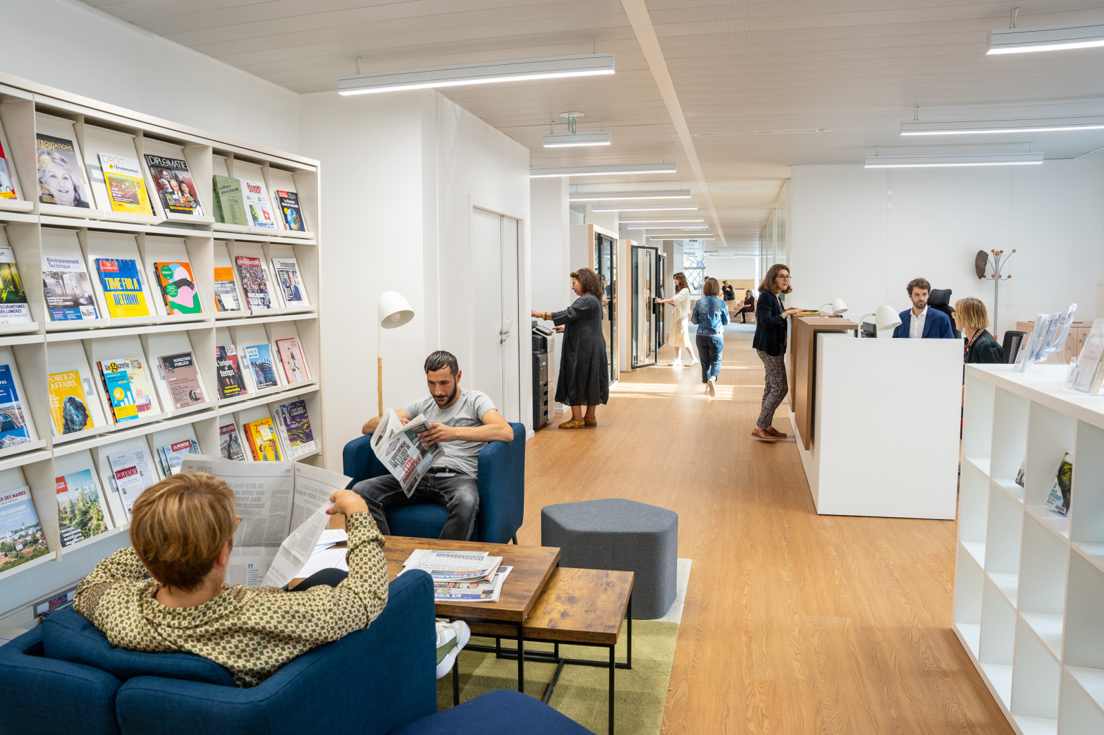 le Forum, espace collaboratif et documentaire sur le site de Ségur-Fontenoy – Source : DSAF