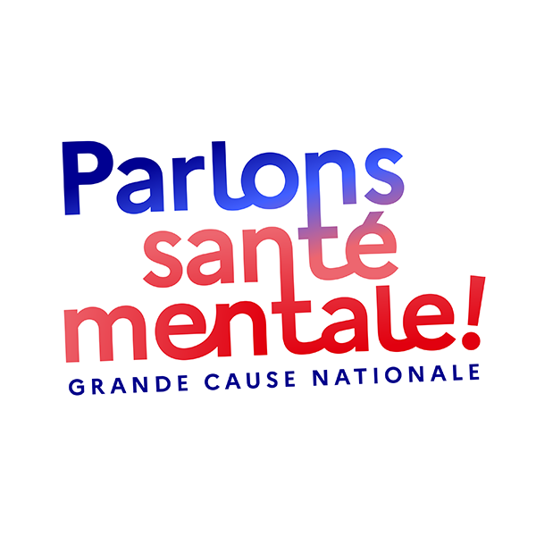 Le logo "Parlons santé mentale !" - Grande cause nationale